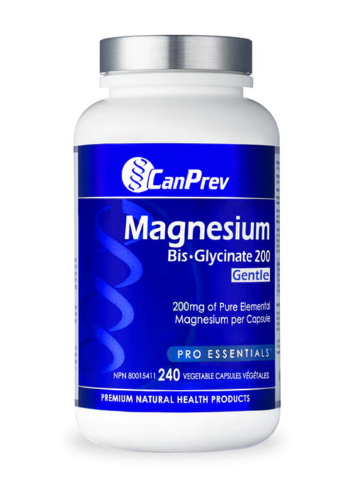 CANPREV MAGNESIUM BISGLYCINATE 200 GENTLE 200MG 240VCAP (S30)