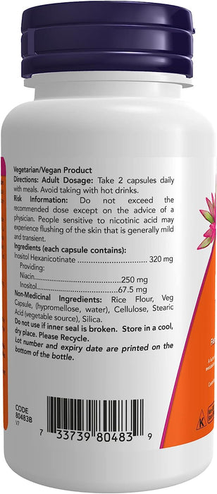 Now Niacin Flush Free 250mg 90 Capsules ( S 08 )