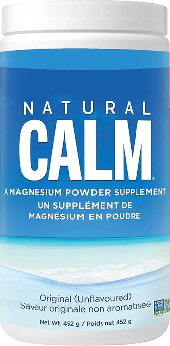 Natural Vitality calm magnesium citrate powder unflavoured, 16oz ( S# Magnesium )