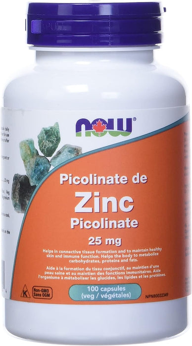 ZINC PICOLINATE 25MG 100 CAPS) ( S 09 )