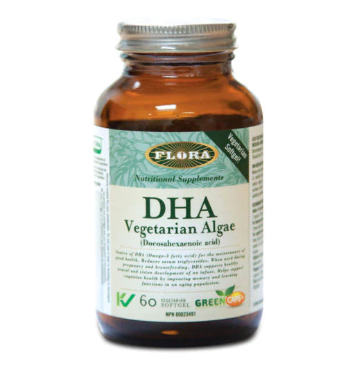 Flora DHA Vegetarian Algae (60 capsules) ( S24 )