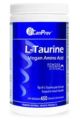 CanPrev L-Taurine Powder: Vegan, 450g ( S# Amino Acids )