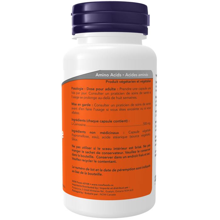 L-Carnosine 500 mg Veg Capsules ( S# Amino Acids  )