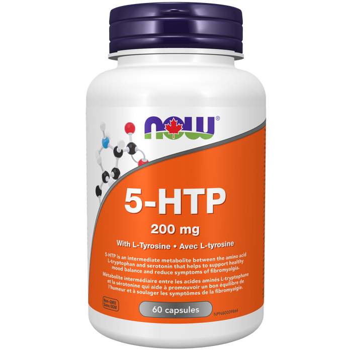 5-HTP 200 mg with Tyrosine 100 Capsules (S#Amino Acid)