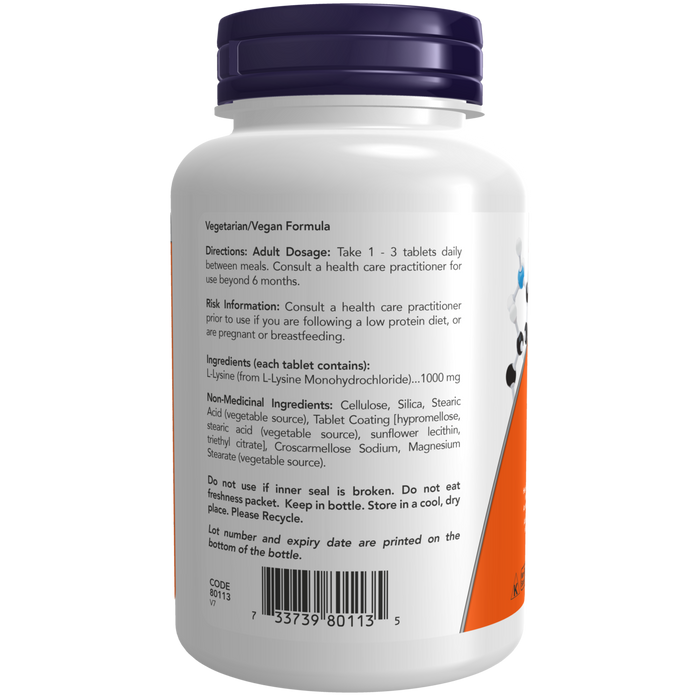 L-Lysine 1,000 mg 100 Tablets ( S31 )