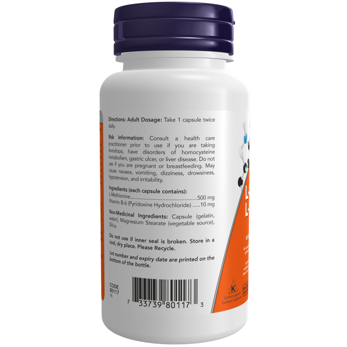 L-Methionine 500 mg Capsules ( S# Amino Acids )