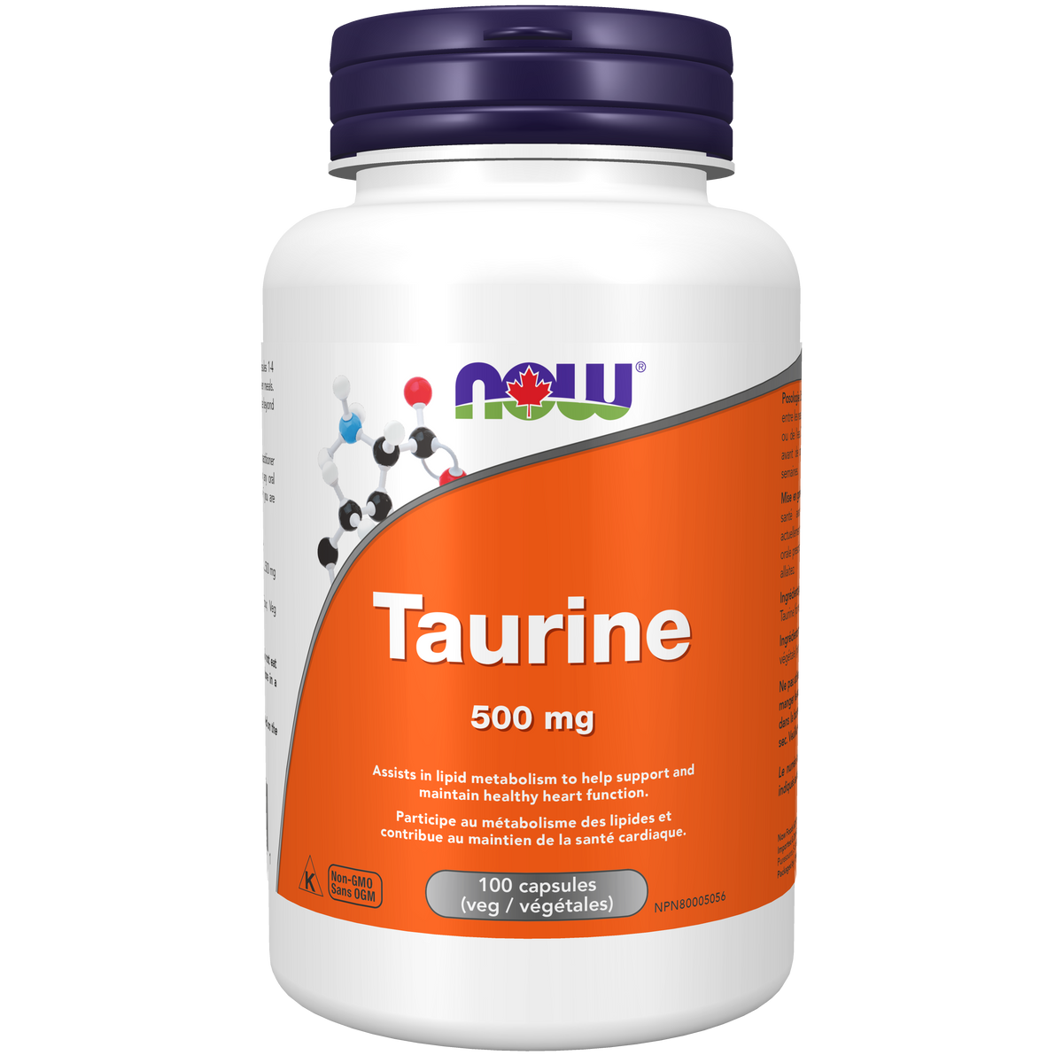 Taurine 500 Mg 100 Capsules S38 — Sweetandnatural