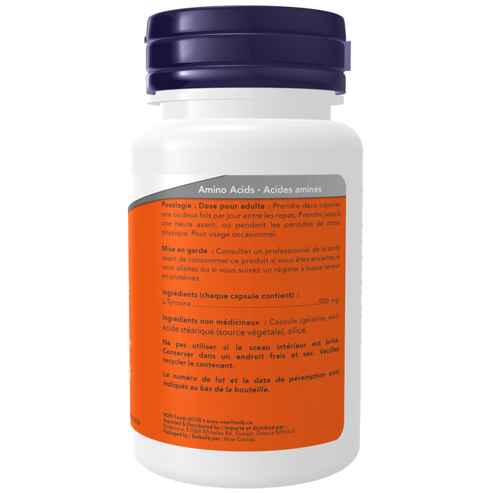 L-Tyrosine 500 mg Capsules ( S# Amino Acids )