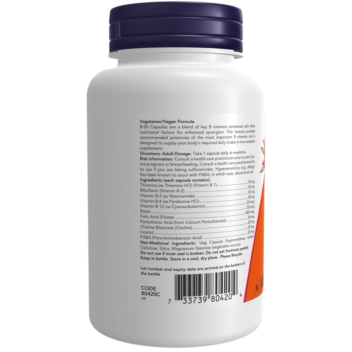 B-50 Complex Veg 100 Capsules ( S16 )