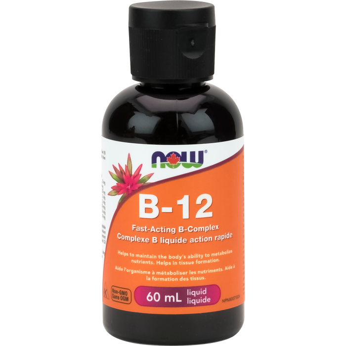 NOW B-12 Fast Acting B Complex Liquid  ( S 16 )