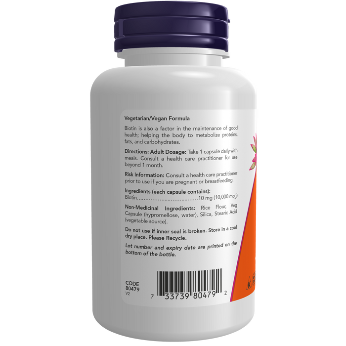 Biotin 10,000 mcg Veg Capsules ( S 14 )