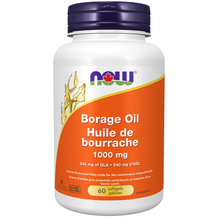 NOW Borage Oil 1,000 mg 120 Softgels ( S 17 )