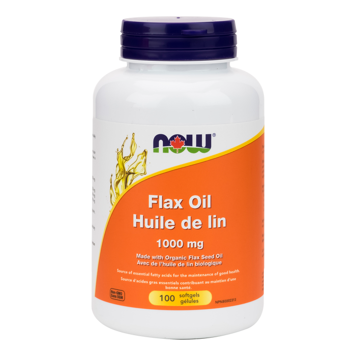 Flax Oil 1,000 mg 100 Softgels ( S40 )