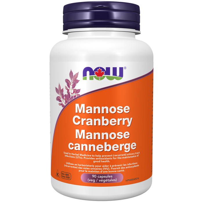 Now Mannose Cranberry 90 VCaps (S35)