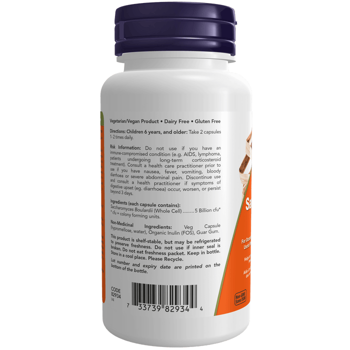 Saccharomyces Boulardii 5 Billion 100 Veg Capsules (S40)