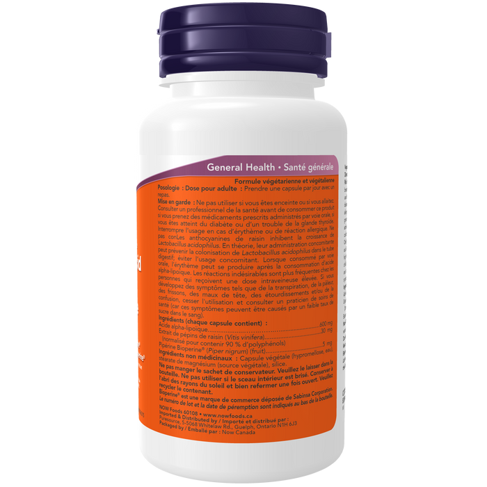 Alpha Lipoic Acid 600 mg & @250 MG Veg Capsules ( S# Alpha Lipoic Acid )