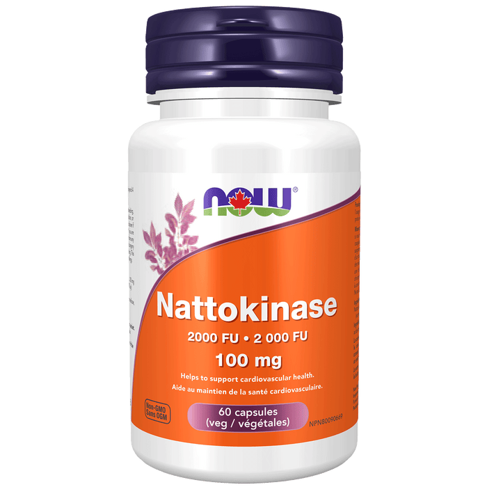 NOW Nattokinase 100 mg 60 Veg Capsule ( S17 )