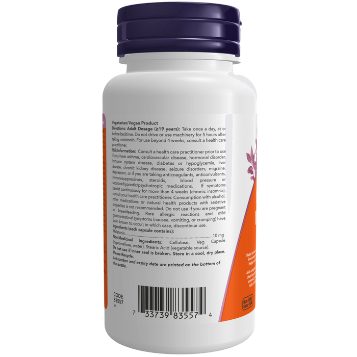 Melatonin 10 mg Veg Capsules (S36)