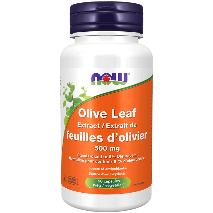 NOW Olive Leaf Extract 500 mg 100 Veg Capsules ( S41  )