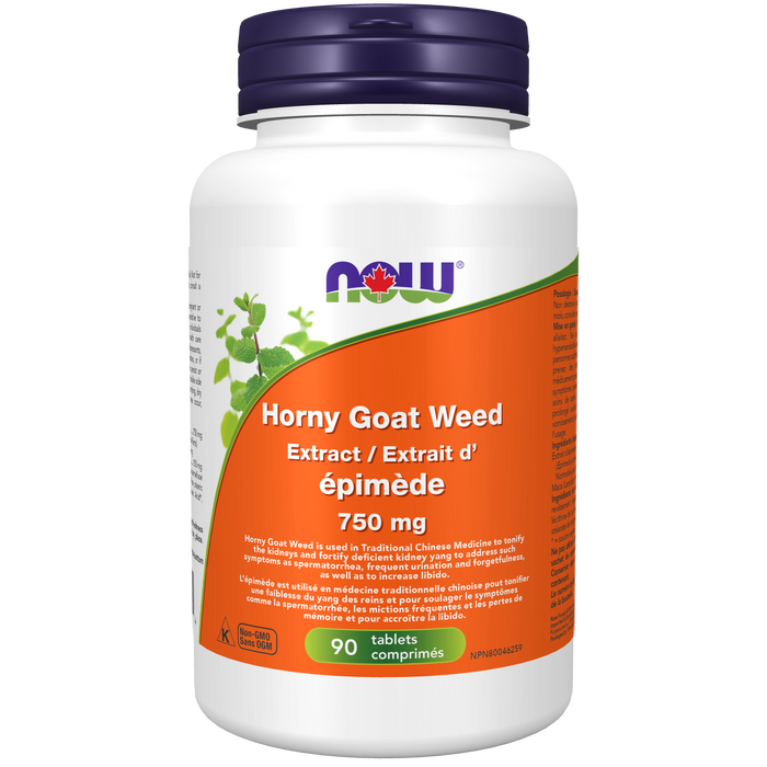 Horny Goat Weed 750 mg  90 Tablets ( S# Biotin, Potassium )