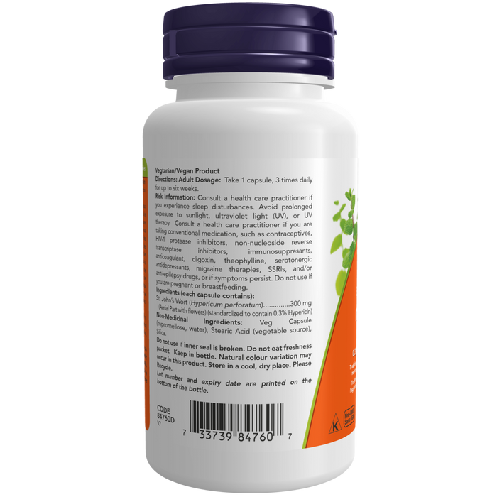 St John’s Wort Extract 300 mg 100 capsules (S29)