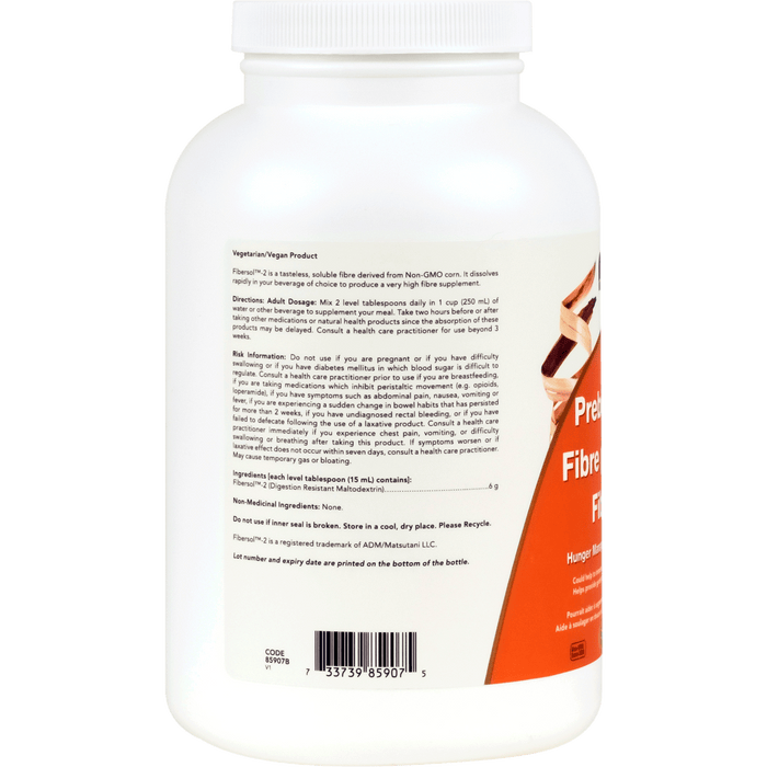 Prebiotic Fibre with Fibersol-2 Hunger Management Powder 340grams (S25)