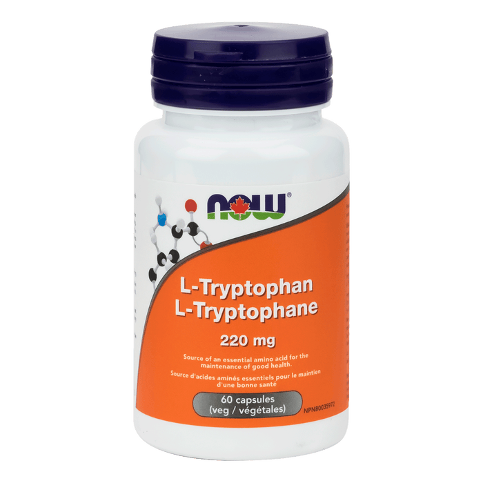 L-Tryptophan 220 mg 100 Veg Capsules  ( S# Amino Acids )