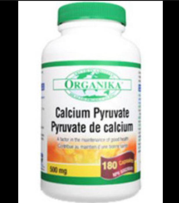 Organika Calcium Pyruvate 500 mg - 180 Capsules ( #S Calcium )