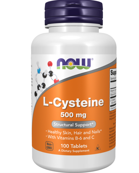 NOW - L-Cysteine 500 mg Tablets ( S# Amino Acids )