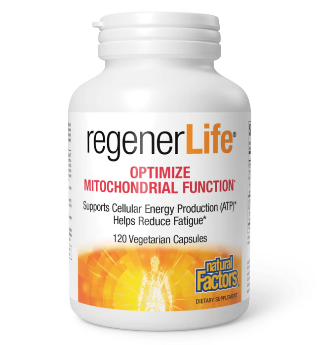 Natural Factors Regenerlife® Mitochondria Vegetarian 120 Capsules