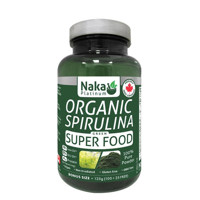 Naka – Organic Spirulina, 125g Powder ( S20 )