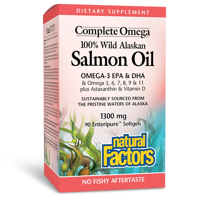 NATURAL FACTORS SALMON OIL '' S# FISH OIL